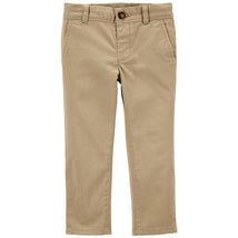 Carter's - Baby Boy Flat-Front Chino Pants, Khaki Image 1