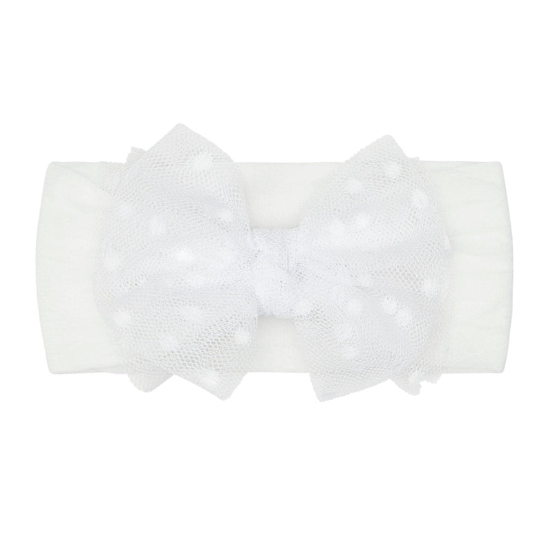 ITTY BITTY TULLE FAB: white