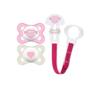 Mam Love & Affection - Daddy (2 Love & Affection Pacifiers & 1 Clip - Girl Image 1