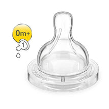 Philips AVENT Anti-Colic Nipple, Clear, Newborn Image 1