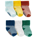 Carters - Baby Boy 6Pk Foldover Cuff Booties Image 1