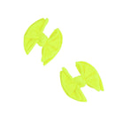 2PK BABY FAB CLIPS: neon safety yellow
